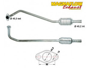 MAGNAFLOW 85871 katalizatoriaus keitiklis 
 Išmetimo sistema -> Katalizatoriaus keitiklis
5854215, 858018, 858142