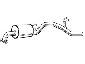 WALKER 22866 galinis duslintuvas 
 Išmetimo sistema -> Duslintuvas
18030S2H902, 18030S2HE02