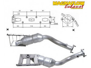 MAGNAFLOW 70614 katalizatoriaus keitiklis 
 Išmetimo sistema -> Katalizatoriaus keitiklis
18407518679