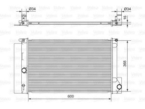 VALEO 701538 radiatorius, variklio aušinimas 
 Aušinimo sistema -> Radiatorius/alyvos aušintuvas -> Radiatorius/dalys
16400-0D410, 164000D410