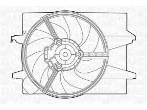 MAGNETI MARELLI 069422413010 ventiliatorius, radiatoriaus 
 Aušinimo sistema -> Radiatoriaus ventiliatorius
Z601-15-025B
