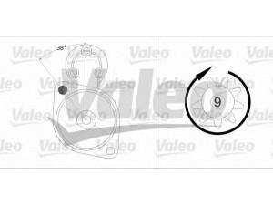 VALEO 458222 starteris 
 Elektros įranga -> Starterio sistema -> Starteris
4070428, 4235610, 4235610ES, 4670428