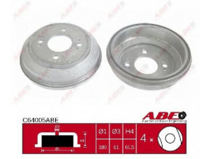 ABE C64005ABE stabdžių būgnas 
 Stabdžių sistema -> Būgninis stabdys -> Stabdžių būgnas
42610-SB2-010, 42610-SB2-761, DBP 3798