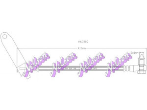 Brovex-Nelson H6030Q stabdžių žarnelė 
 Stabdžių sistema -> Stabdžių žarnelės
4659007, 3C112078AE, 4519458, 4540755