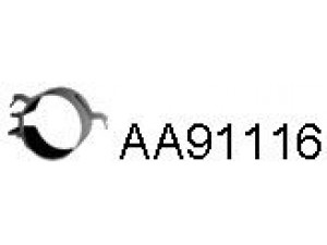 VENEPORTE AA91116 spaustukas, išmetimo sistema 
 Išmetimo sistema -> Surinkimo dalys -> Atskiros surinkimo dalys -> Užveržimo elementas
852691, 856291, 90118580, 852691