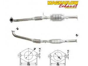 MAGNAFLOW 76701 katalizatoriaus keitiklis 
 Išmetimo sistema -> Katalizatoriaus keitiklis
GEX33752, WCD106380