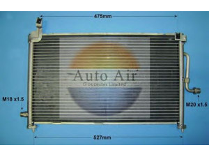 AUTO AIR GLOUCESTER 16-9999 kondensatorius, oro kondicionierius 
 Oro kondicionavimas -> Kondensatorius
96566331, 96569392