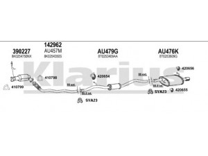 KLARIUS 940795U išmetimo sistema 
 Išmetimo sistema -> Išmetimo sistema, visa