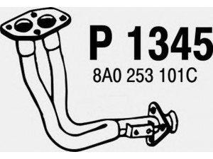 FENNO P1345 išleidimo kolektorius 
 Išmetimo sistema -> Išmetimo vamzdžiai
BM70414, 8A0253101C