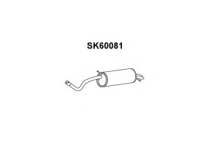 VENEPORTE SK60081 galinis duslintuvas 
 Išmetimo sistema -> Duslintuvas
6Q6253609BR