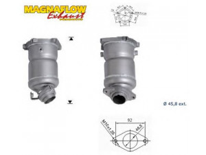 MAGNAFLOW 75617 katalizatoriaus keitiklis 
 Išmetimo sistema -> Katalizatoriaus keitiklis
B08A01F700