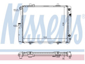 NISSENS 62582A radiatorius, variklio aušinimas 
 Aušinimo sistema -> Radiatorius/alyvos aušintuvas -> Radiatorius/dalys
201 500 64 03, 201 500 66 03, A2015006403