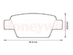 BENDIX 573212B stabdžių trinkelių rinkinys, diskinis stabdys 
 Techninės priežiūros dalys -> Papildomas remontas
77364590