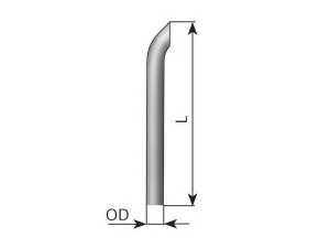 DINEX 80714 išmetimo vamzdis, universalus
6795804