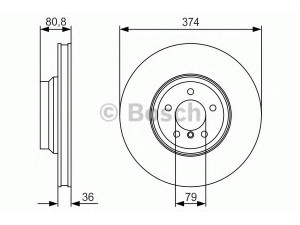 BOSCH 0 986 479 R35 stabdžių diskas 
 Stabdžių sistema -> Diskinis stabdys -> Stabdžių diskas
34 11 6 753 091, 34 11 6 766 107