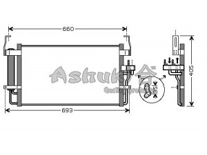 ASHUKI Y550-61 kondensatorius, oro kondicionierius 
 Oro kondicionavimas -> Kondensatorius
97606-2D000