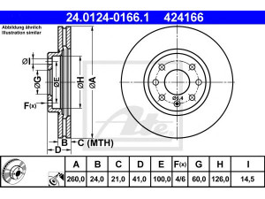 ATE 24.0124-0166.1 stabdžių diskas 
 Dviratė transporto priemonės -> Stabdžių sistema -> Stabdžių diskai / priedai
5 69 000, 9196050