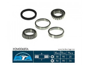 BTA H2M006BTA rato guolio komplektas 
 Ašies montavimas/vairavimo mechanizmas/ratai -> Rato stebulė/montavimas -> Rato guolis