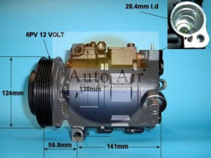 AUTO AIR GLOUCESTER 14-1238R kompresorius, oro kondicionierius 
 Oro kondicionavimas -> Kompresorius/dalys
JPB00040, JPB00040A, JPB101154