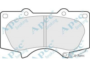 APEC braking PAD1382 stabdžių trinkelių rinkinys, diskinis stabdys 
 Techninės priežiūros dalys -> Papildomas remontas
4605A472, 4605A481, 044650K090
