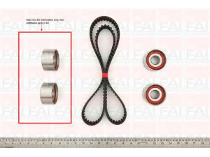 FAI AutoParts TBK85 paskirstymo diržo komplektas 
 Techninės priežiūros dalys -> Papildomas remontas
71754847, 7701471773