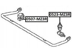 ASVA 0523-MZ3R šarnyro stabilizatorius 
 Ašies montavimas/vairavimo mechanizmas/ratai -> Stabilizatorius/fiksatoriai -> Savaime išsilyginanti atrama
BP4K-28-170D, BP4K-28-170E