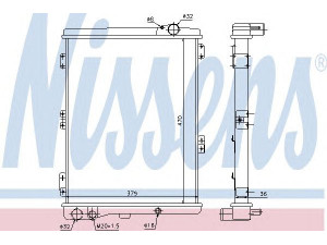 NISSENS 604411 radiatorius, variklio aušinimas 
 Aušinimo sistema -> Radiatorius/alyvos aušintuvas -> Radiatorius/dalys
855.121.251, 855.121.251 F, 893.121.251 F