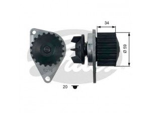 GATES WP0011 vandens siurblys
1201.E3, 1201E3, 1207.23, 120723