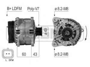 MESSMER 210719 kintamosios srovės generatorius 
 Elektros įranga -> Kint. sr. generatorius/dalys -> Kintamosios srovės generatorius
23100-00Q2F, 23100-00QAN, 44 05 286