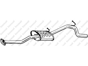 BOSAL 283-455 galinis duslintuvas 
 Išmetimo sistema -> Duslintuvas
14300-M79GA0