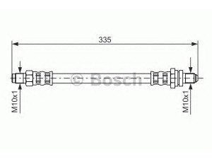 BOSCH 1 987 476 600 stabdžių žarnelė 
 Stabdžių sistema -> Stabdžių žarnelės
1011342, 1014204, 96FB 2282 AC