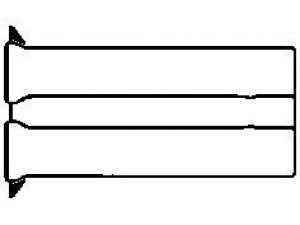 BGA RC0397 tarpiklis, svirties dangtis 
 Variklis -> Cilindrų galvutė/dalys -> Svirties dangtelis/tarpiklis
1072160, 96MM6M293AC, 98MM6M293BC