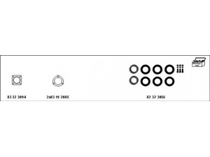 HJS MT-Fi32 išmetimo sistema 
 Išmetimo sistema -> Išmetimo sistema, visa