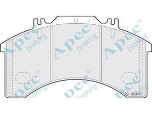 APEC braking PAD850 stabdžių trinkelių rinkinys, diskinis stabdys
1906170