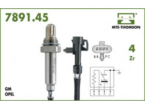 MTE-THOMSON 7891.45.038 lambda jutiklis 
 Variklis -> Variklio elektra
82516-30790, 8251653130, 82531-21840