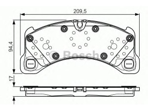 BOSCH 0 986 TB3 217 stabdžių trinkelių rinkinys, diskinis stabdys 
 Techninės priežiūros dalys -> Papildomas remontas
7P5 698 151, 958 351 939 30, 7P5 698 151