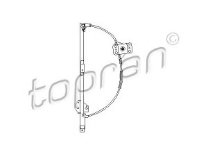 TOPRAN 104 098 lango pakėliklis 
 Vidaus įranga -> Elektrinis lango pakėliklis
701 837 501B