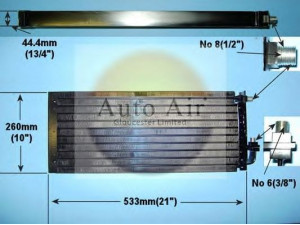 AUTO AIR GLOUCESTER 16-21X10 kondensatorius, oro kondicionierius