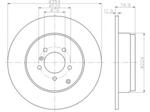 MINTEX MDC1888 stabdžių diskas 
 Stabdžių sistema -> Diskinis stabdys -> Stabdžių diskas
SDB000210, SDB000211