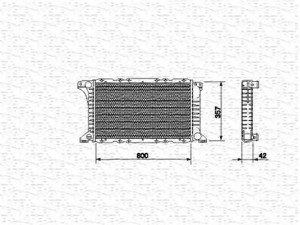 MAGNETI MARELLI 350213512000 radiatorius, variklio aušinimas 
 Aušinimo sistema -> Radiatorius/alyvos aušintuvas -> Radiatorius/dalys
6640240, 6912241, 92VB8005CD