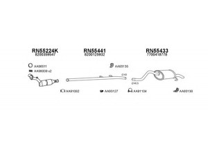 VENEPORTE 550530 išmetimo sistema 
 Išmetimo sistema -> Išmetimo sistema, visa