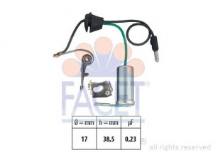 FACET 1.3691/26 kontakto pertraukiklis, skirstytuvas 
 Kibirkšties / kaitinamasis uždegimas -> Degimo skirstytuvas/dalys
77 01 031 149, 77 01 032 418