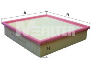 MFILTER K 418 oro filtras 
 Techninės priežiūros dalys -> Techninės priežiūros intervalai
835 607, 835 608, 835 609, 835 617
