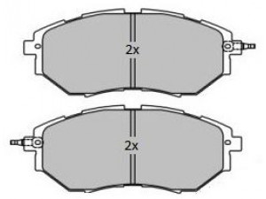 FREMAX FBP-1800 stabdžių trinkelių rinkinys, diskinis stabdys
26296-AG000, 26296-AG030, 26296AG050