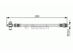 BOSCH 1 987 481 518 stabdžių žarnelė 
 Stabdžių sistema -> Stabdžių žarnelės
1K0 611 775 D, 561 611 775, 5C0 611 775 C