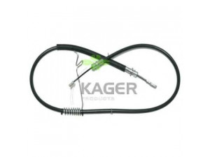 KAGER 19-1997 trosas, stovėjimo stabdys 
 Stabdžių sistema -> Valdymo svirtys/trosai
1388280, 1441580, 6C112A809BC