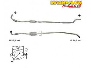 MAGNAFLOW 75801D katalizatoriaus keitiklis 
 Išmetimo sistema -> Katalizatoriaus keitiklis
854114