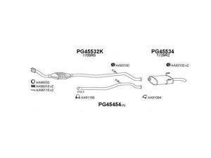 VENEPORTE 450486 išmetimo sistema 
 Išmetimo sistema -> Išmetimo sistema, visa