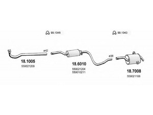 ASSO ART1177 išmetimo sistema 
 Išmetimo sistema -> Išmetimo sistema, visa