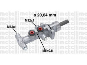 METELLI 05-0768 pagrindinis cilindras, stabdžiai 
 Stabdžių sistema -> Pagrindinis stabdžių cilindras
46010-00QAT, 4415501, 93181374